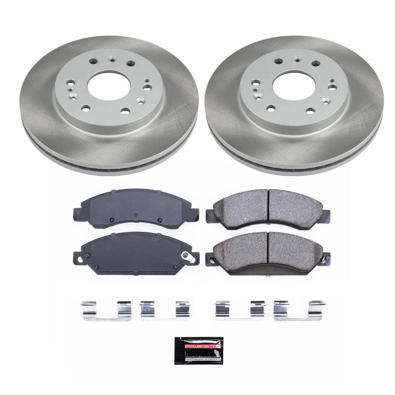 Power Stop 2007 GMC Yukon XL 1500 Front Semi-Coated Rotor Kit Power Stop 2007 GMC Yukon XL 1500 Front Semi-Coated Rotor Kit