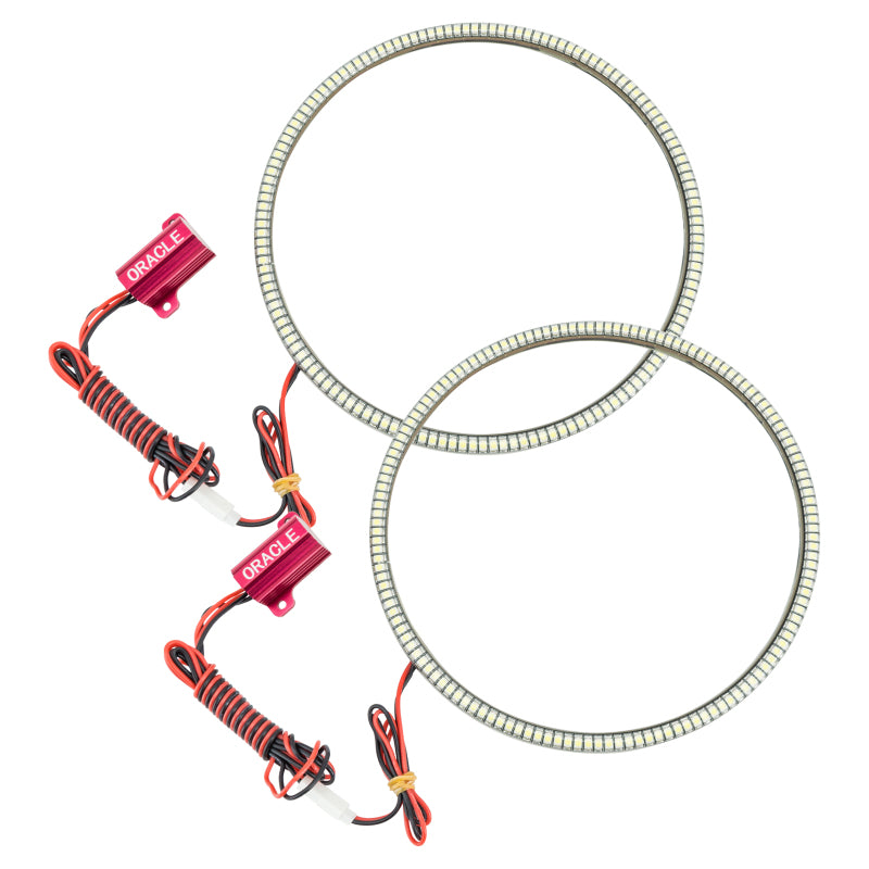 Oracle Jeep Wrangler JK 07-17 LED Waterproof Halo Kit - White Oracle Jeep Wrangler JK 07-17 LED Waterproof Halo Kit - White