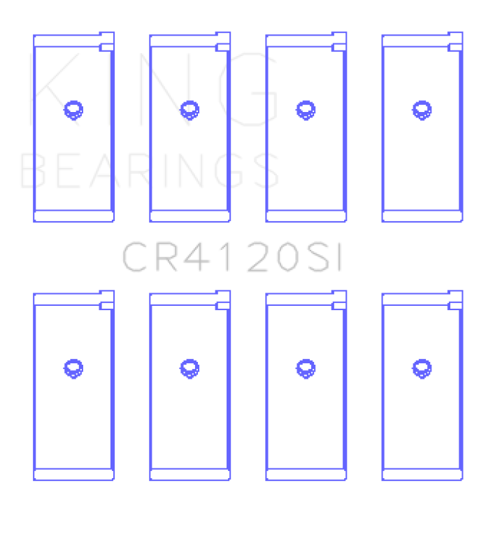 King Engine Bearings Mitsubishi 4G63/64 DOHC (Size +0.25mm) Connecting Rod Bearing Set King Engine Bearings Mitsubishi 4G63/64 DOHC (Size +0.25mm) Connecting Rod Bearing Set