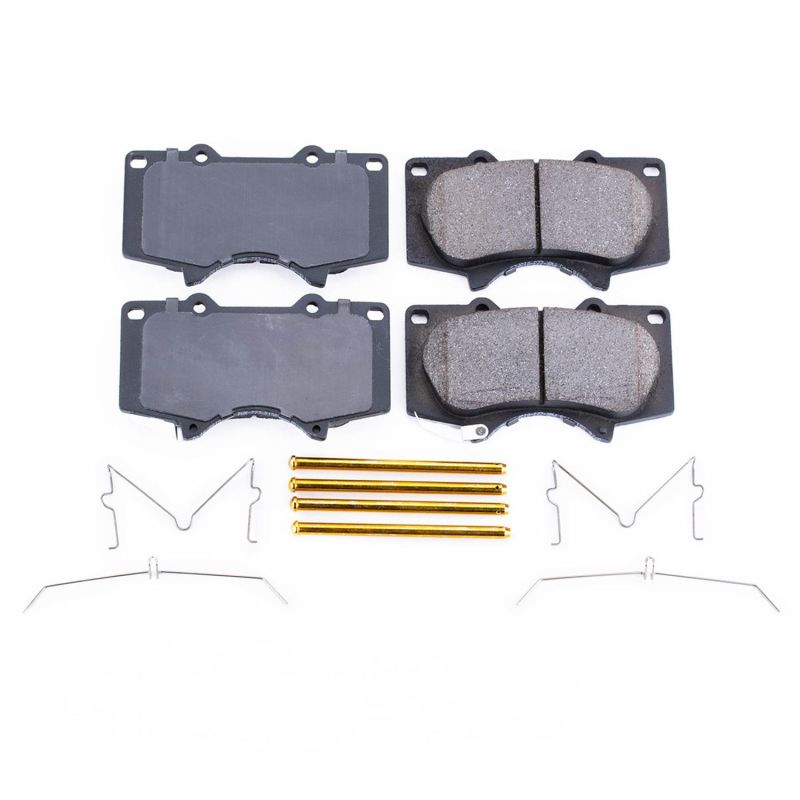 Power Stop 10-19 Toyota 4Runner Front Z17 Evolution Ceramic Brake Pads w/Hardware Power Stop 10-19 Toyota 4Runner Front Z17 Evolution Ceramic Brake Pads w/Hardware