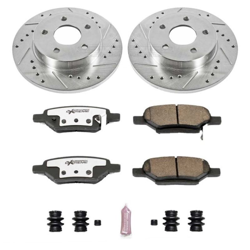Power Stop 05-08 Chevrolet Cobalt Rear Z26 Street Warrior Brake Kit Power Stop 05-08 Chevrolet Cobalt Rear Z26 Street Warrior Brake Kit