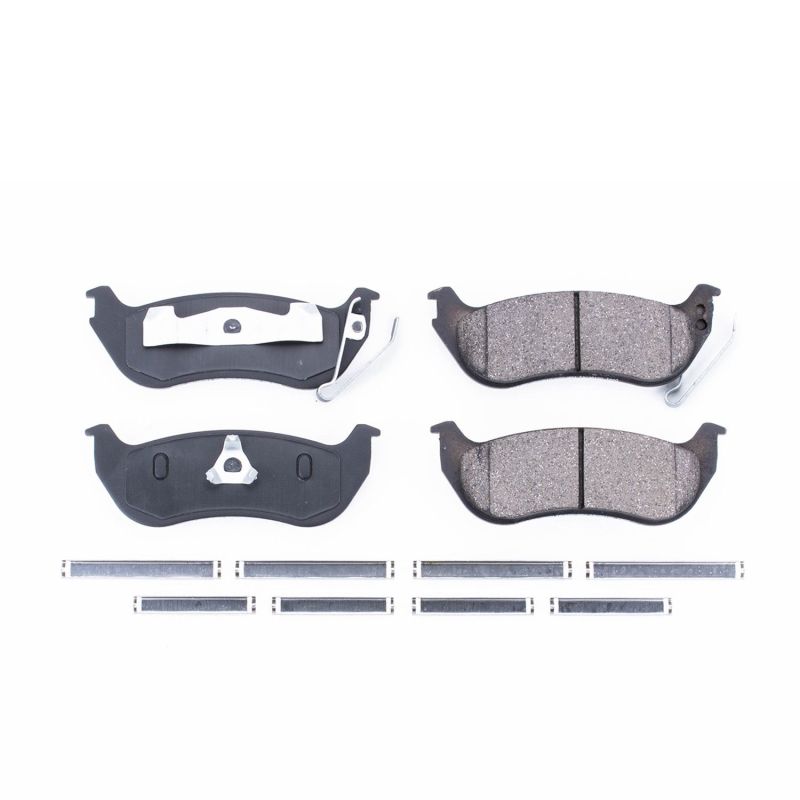 Power Stop 03-07 Jeep Liberty Rear Z17 Evolution Ceramic Brake Pads w/Hardware Power Stop 03-07 Jeep Liberty Rear Z17 Evolution Ceramic Brake Pads w/Hardware