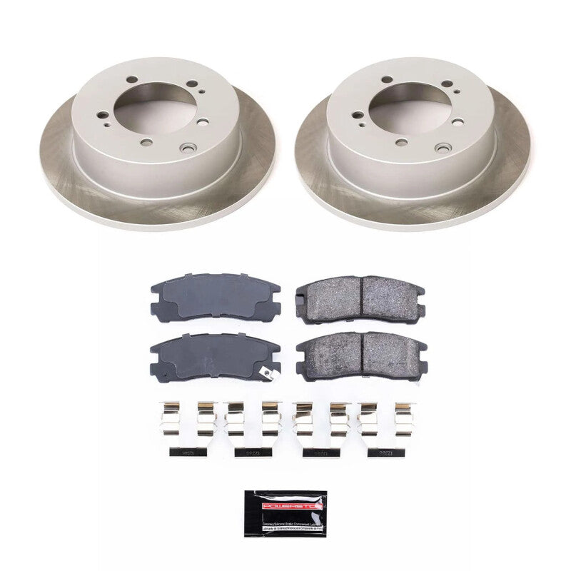 Power Stop 99-03 Mitsubishi Galant Rear Semi-Coated Rotor Kit Power Stop 99-03 Mitsubishi Galant Rear Semi-Coated Rotor Kit