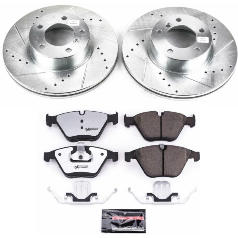 Power Stop 09-10 BMW 328i xDrive Front Z26 Street Warrior Brake Kit Power Stop 09-10 BMW 328i xDrive Front Z26 Street Warrior Brake Kit