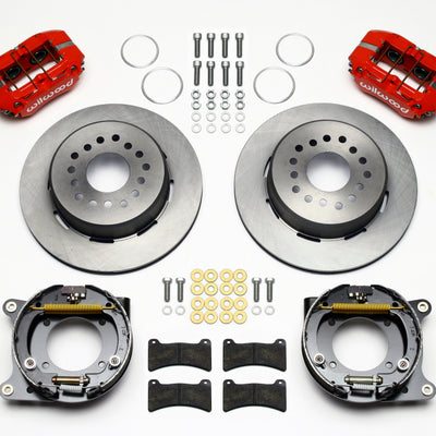 Wilwood Dynapro Low-Profile 11.00in P-Brake Kit - Red Impala 59-64 / Corvette 57-62