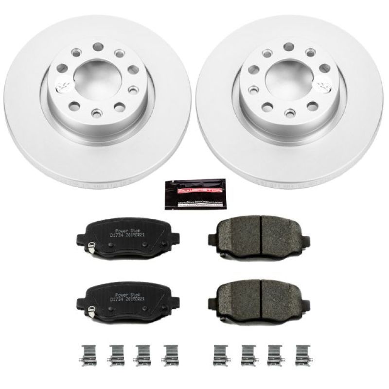 Power Stop 15-17 Chrysler 200 Rear Z17 Evolution Geomet Coated Brake Kit Power Stop 15-17 Chrysler 200 Rear Z17 Evolution Geomet Coated Brake Kit
