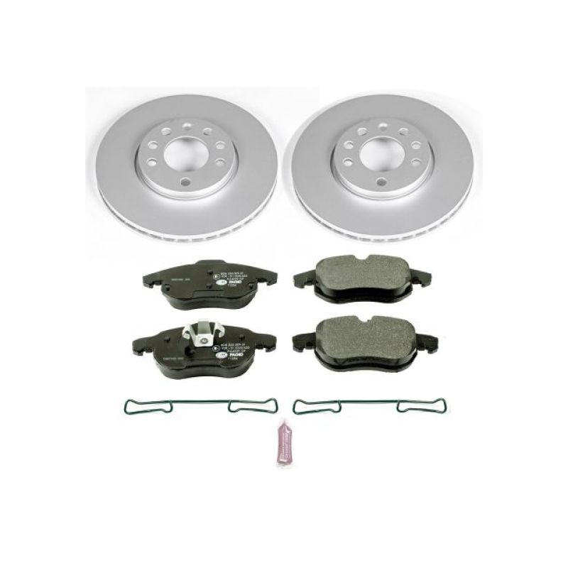 Power Stop 03-11 Saab 9-3 Front Euro-Stop Brake Kit Power Stop 03-11 Saab 9-3 Front Euro-Stop Brake Kit