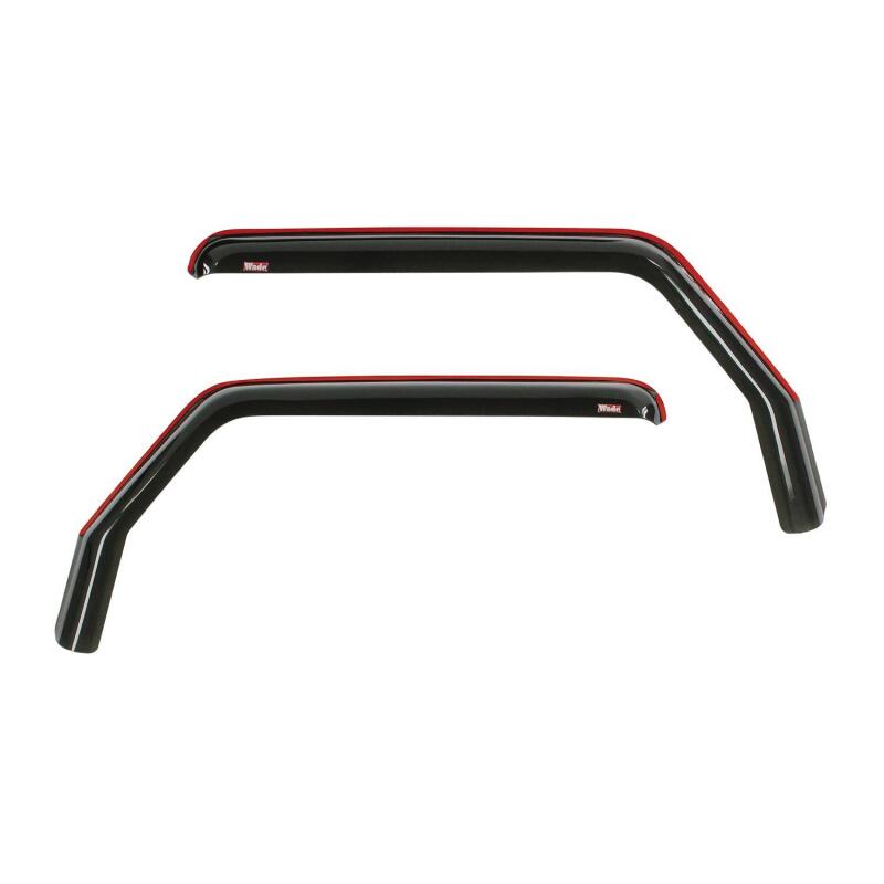 Westin 2018-2019 Jeep Wrangler JL Wade In-Channel Wind Deflector 2pc - Smoke Westin 2018-2019 Jeep Wrangler JL Wade In-Channel Wind Deflector 2pc - Smoke