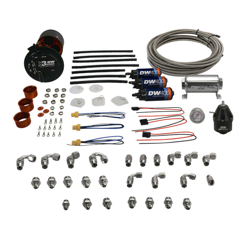 Deatschwerks X2 Series Fuel Pump Hanger w/ Dual DW420 Pumps/PTFE Plumbing kit for 92-00 Honda Civic Deatschwerks X2 Series Fuel Pump Hanger w/ Dual DW420 Pumps/PTFE Plumbing kit for 92-00 Honda Civic