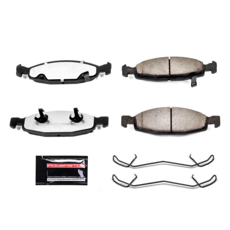 Power Stop 99-03 Jeep Grand Cherokee Front Z36 Truck & Tow Brake Pads w/Hardware Power Stop 99-03 Jeep Grand Cherokee Front Z36 Truck & Tow Brake Pads w/Hardware