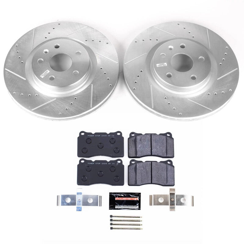 Power Stop 13-19 Cadillac XTS Front Track Day Brake Kit Power Stop 13-19 Cadillac XTS Front Track Day Brake Kit
