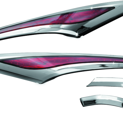 Kuryakyn L.E.D. Saddlebag Accent Swoops 12-17 GL1800 Chrome