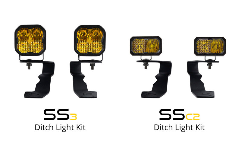 Diode Dynamics 15-21 Subaru WRX/STi Pro Stage Series 2in LED Ditch Light Kit - Yellow Combo Diode Dynamics 15-21 Subaru WRX/STi Pro Stage Series 2in LED Ditch Light Kit - Yellow Combo