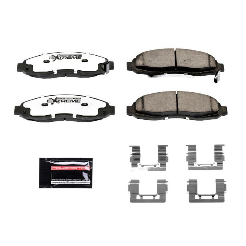 Power Stop 03-04 Dodge Dakota Front Z36 Truck & Tow Brake Pads w/Hardware Power Stop 03-04 Dodge Dakota Front Z36 Truck & Tow Brake Pads w/Hardware