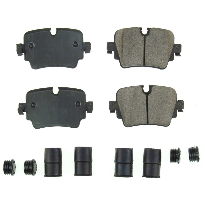 Power Stop 14-19 Jaguar F-Type Rear Z17 Evolution Ceramic Brake Pads w/Hardware Power Stop 14-19 Jaguar F-Type Rear Z17 Evolution Ceramic Brake Pads w/Hardware