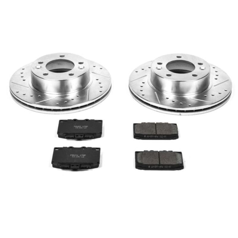 Power Stop 86-91 Mazda RX-7 Front Z23 Evolution Sport Brake Kit Power Stop 86-91 Mazda RX-7 Front Z23 Evolution Sport Brake Kit