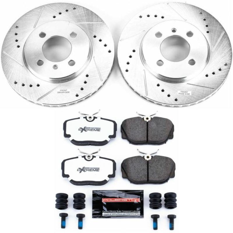 Power Stop 91-92 BMW 318i Front Z26 Street Warrior Brake Kit Power Stop 91-92 BMW 318i Front Z26 Street Warrior Brake Kit
