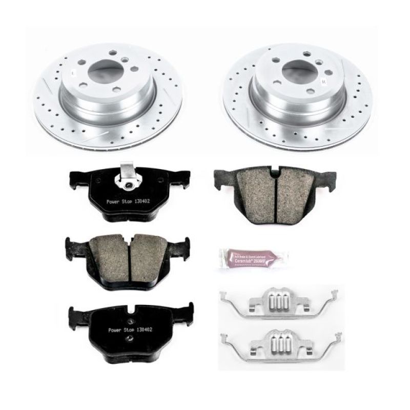 Power Stop 07-15 BMW X5 Rear Z23 Evolution Sport Brake Kit Power Stop 07-15 BMW X5 Rear Z23 Evolution Sport Brake Kit