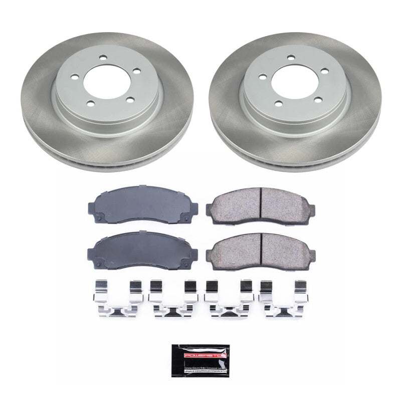Power Stop 02-05 Mercury Mountaineer Front Semi-Coated Rotor Kit Power Stop 02-05 Mercury Mountaineer Front Semi-Coated Rotor Kit