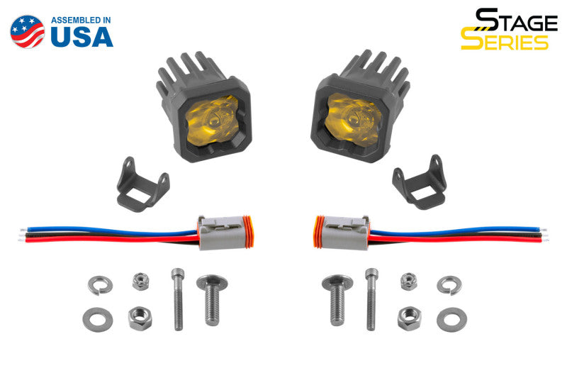 Diode Dynamics Stage Series C1 LED Pod Pro - Yellow Spot Standard ABL (Pair) Diode Dynamics Stage Series C1 LED Pod Pro - Yellow Spot Standard ABL (Pair)