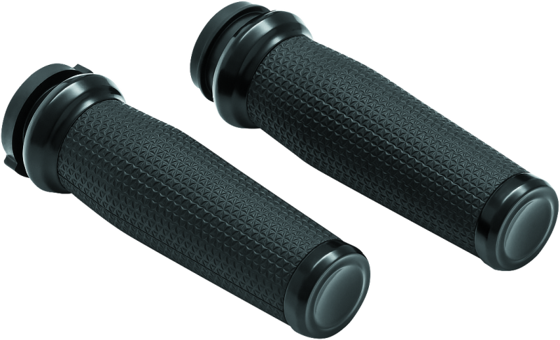 Kuryakyn Thresher Grips Throttle-By-Wire Black Kuryakyn Thresher Grips Throttle-By-Wire Black