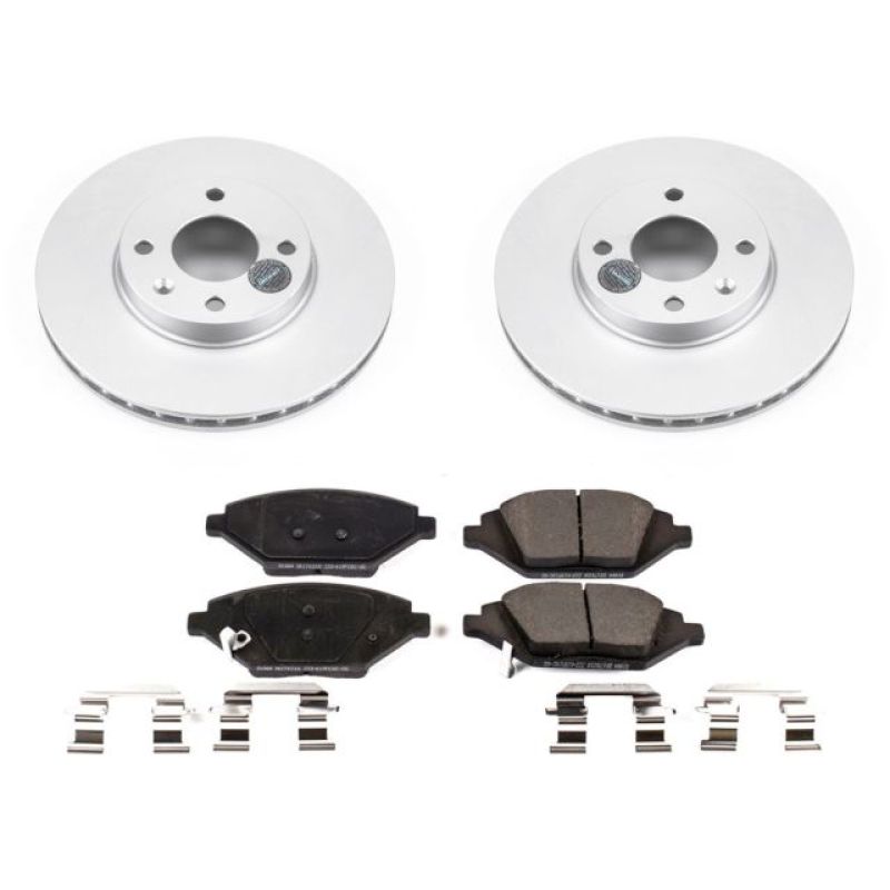 Power Stop 16-19 Chevrolet Spark Front Z17 Evolution Geomet Coated Brake Kit Power Stop 16-19 Chevrolet Spark Front Z17 Evolution Geomet Coated Brake Kit