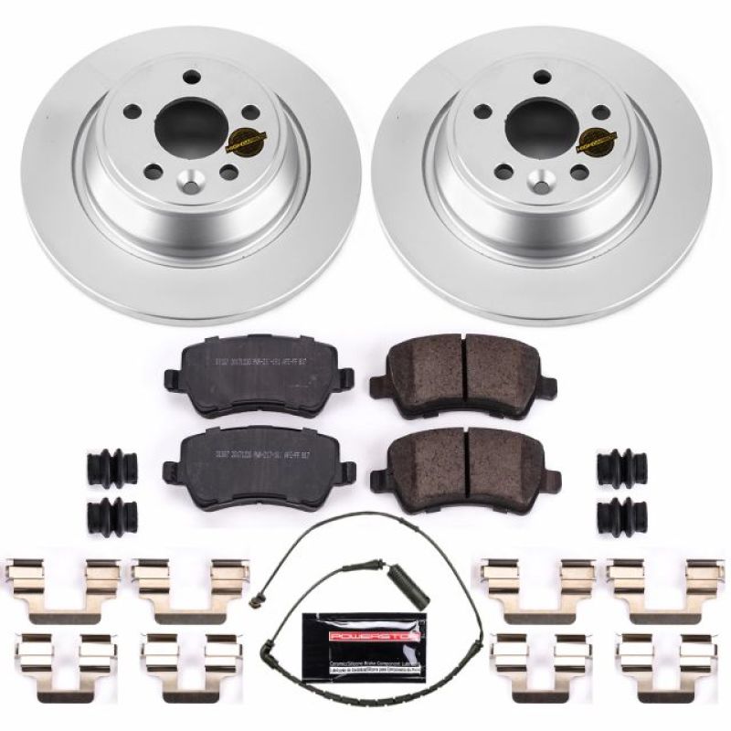 Power Stop 12-15 Land Rover Range Rover Evoque Rear Z23 Evolution Sport Coated Brake Kit Power Stop 12-15 Land Rover Range Rover Evoque Rear Z23 Evolution Sport Coated Brake Kit