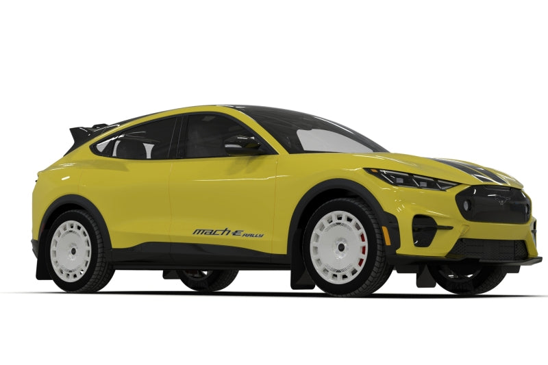 Rally Armor 2021-25 Ford Mach-E Rally Edition Black UR Mud Flap Metallic Black Logo Rally Armor 2021-25 Ford Mach-E Rally Edition Black UR Mud Flap Metallic Black Logo