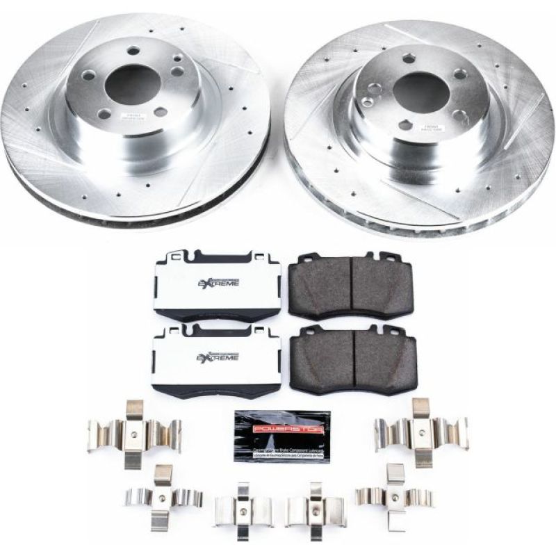 Power Stop 00-03 Mercedes-Benz CL500 Front Z26 Street Warrior Brake Kit Power Stop 00-03 Mercedes-Benz CL500 Front Z26 Street Warrior Brake Kit