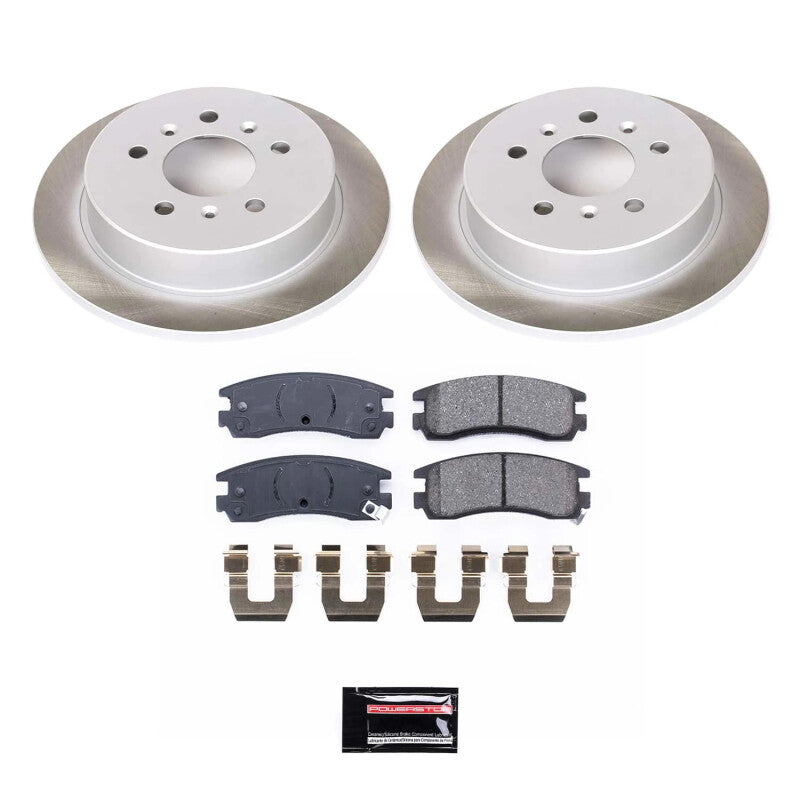 Power Stop 06-07 Chevrolet Monte Carlo Rear Semi-Coated Rotor Kit Power Stop 06-07 Chevrolet Monte Carlo Rear Semi-Coated Rotor Kit