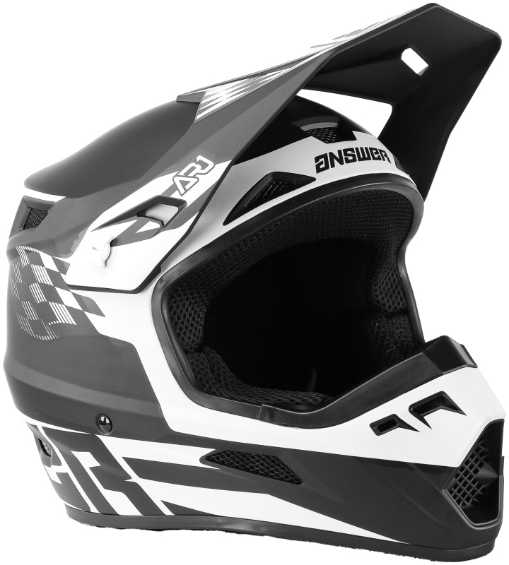 Answer AR1 Sweep Helmet Black/White Youth - Large Answer AR1 Sweep Helmet Black/White Youth - Large