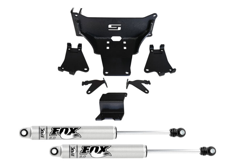 Superlift 17-24 Ford F-450/550 Super Duty 4WD Dual Steering Stabilizer Kit w/ Fox 2.0 Shocks Superlift 17-24 Ford F-450/550 Super Duty 4WD Dual Steering Stabilizer Kit w/ Fox 2.0 Shocks