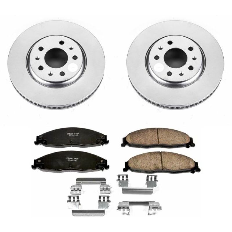 Power Stop 03-05 Cadillac CTS Front Z17 Evolution Geomet Coated Brake Kit Power Stop 03-05 Cadillac CTS Front Z17 Evolution Geomet Coated Brake Kit