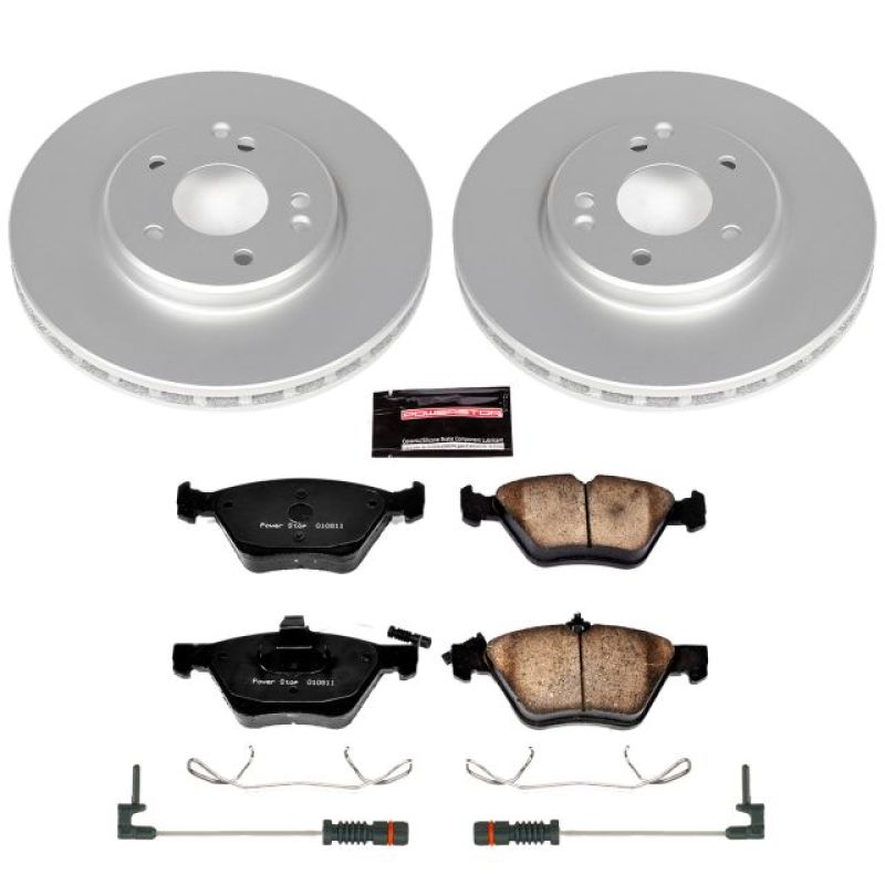Power Stop 98-02 Mercedes-Benz CLK320 Front Z23 Evolution Sport Coated Brake Kit Power Stop 98-02 Mercedes-Benz CLK320 Front Z23 Evolution Sport Coated Brake Kit