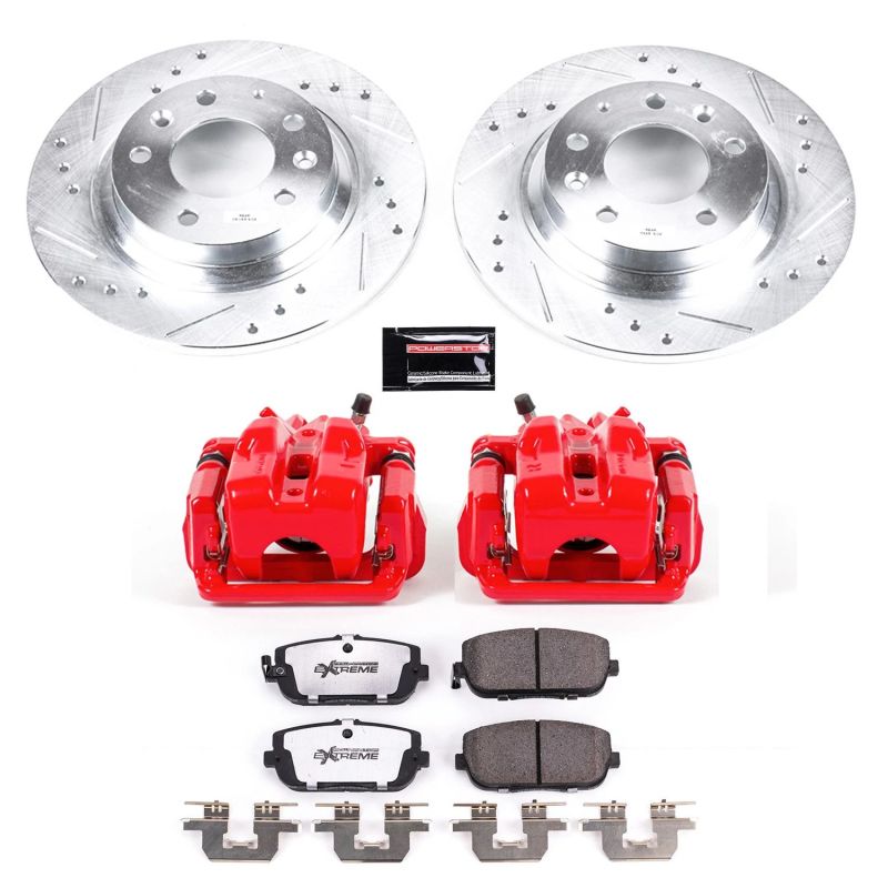 Power Stop 06-15 Mazda MX-5 Miata Rear Z26 Street Warrior Brake Kit w/Calipers Power Stop 06-15 Mazda MX-5 Miata Rear Z26 Street Warrior Brake Kit w/Calipers