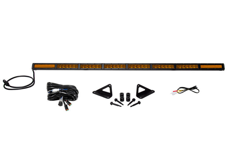 Diode Dynamics 18-21 Jeep JL Wrangler/Gladiator SS50 Hood LED Light Bar Kit - Amber Combo Diode Dynamics 18-21 Jeep JL Wrangler/Gladiator SS50 Hood LED Light Bar Kit - Amber Combo