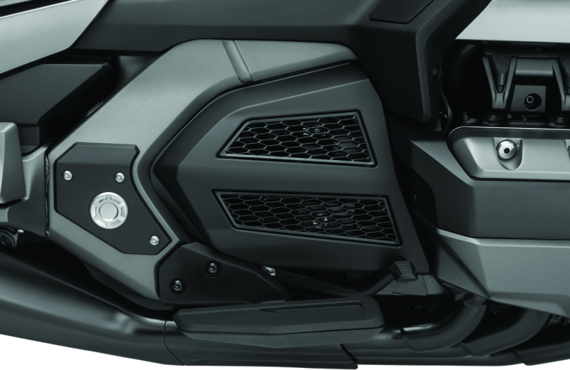 Kuryakyn Omni Transmission Covers GL1800 Satin Black Kuryakyn Omni Transmission Covers GL1800 Satin Black
