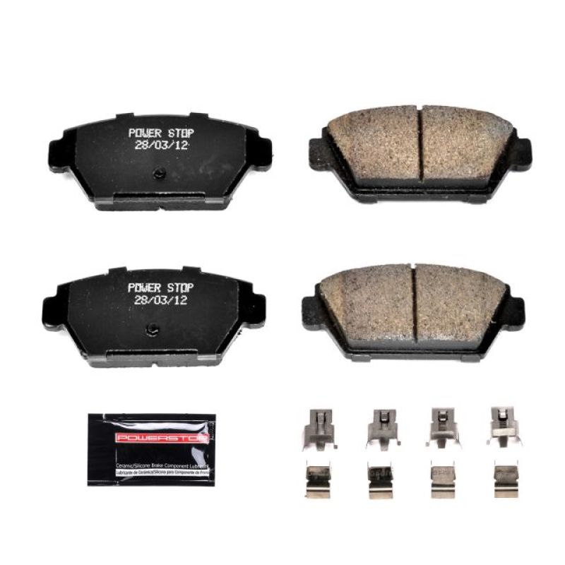 Power Stop 90-94 Eagle Talon Rear Z23 Evolution Sport Brake Pads w/Hardware Power Stop 90-94 Eagle Talon Rear Z23 Evolution Sport Brake Pads w/Hardware
