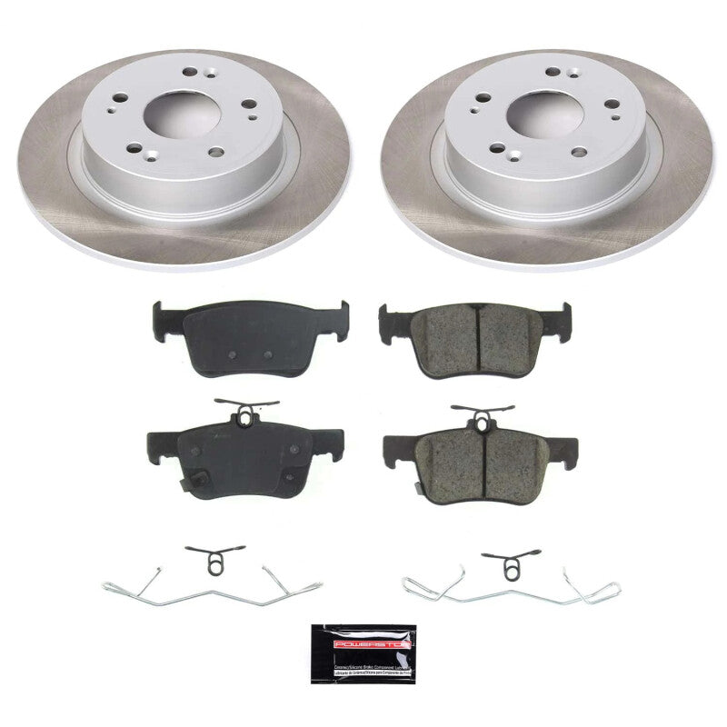 Power Stop 18-22 Honda Accord Rear Semi-Coated Rotor Kit Power Stop 18-22 Honda Accord Rear Semi-Coated Rotor Kit