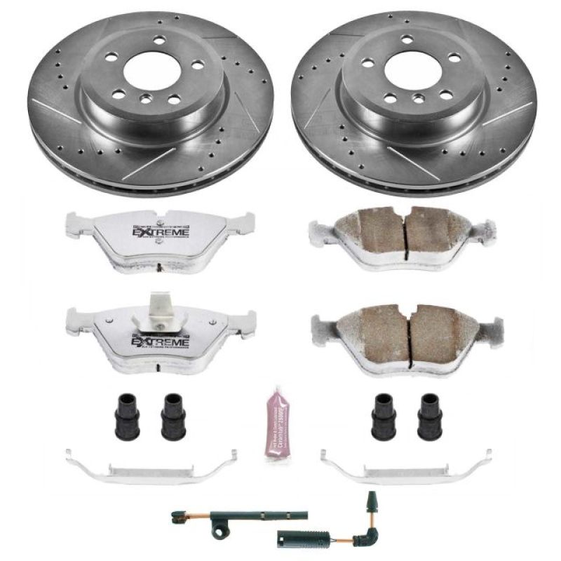 Power Stop 04-10 BMW X3 Front Z26 Street Warrior Brake Kit Power Stop 04-10 BMW X3 Front Z26 Street Warrior Brake Kit