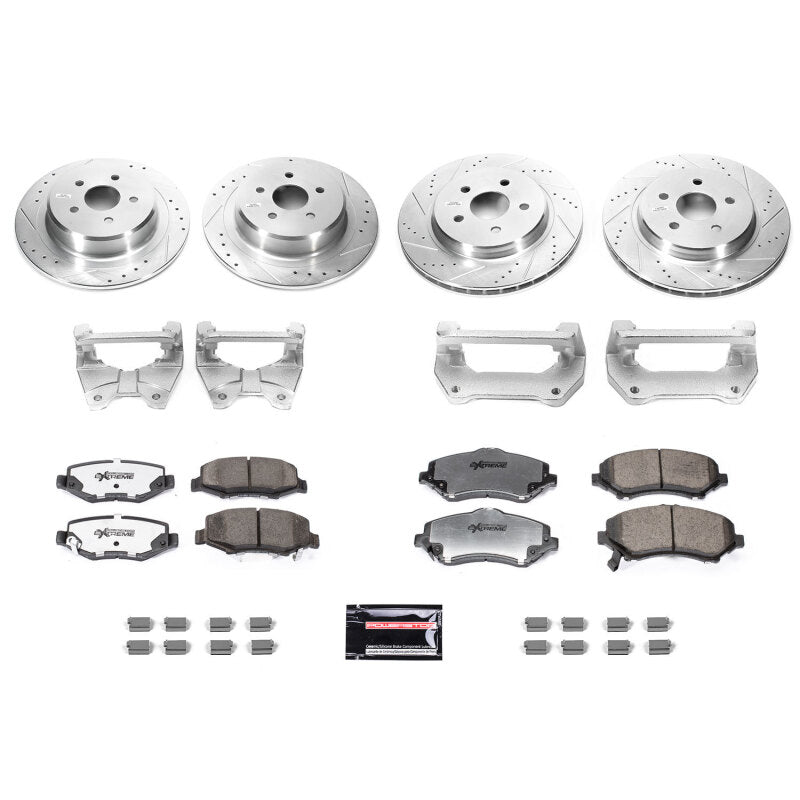 Power Stop 07-17 Jeep Wrangler Front & Rear Big Brake Conversion Kit Power Stop 07-17 Jeep Wrangler Front & Rear Big Brake Conversion Kit