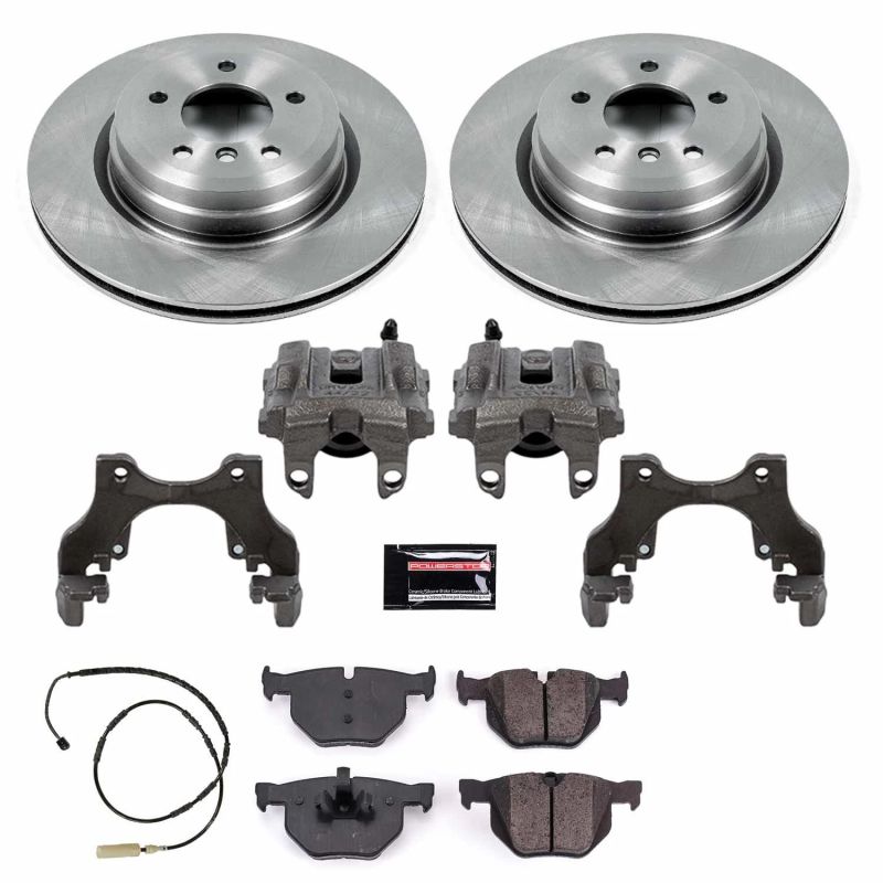 Power Stop 11-13 BMW 335i Rear Autospecialty Brake Kit w/Calipers Power Stop 11-13 BMW 335i Rear Autospecialty Brake Kit w/Calipers