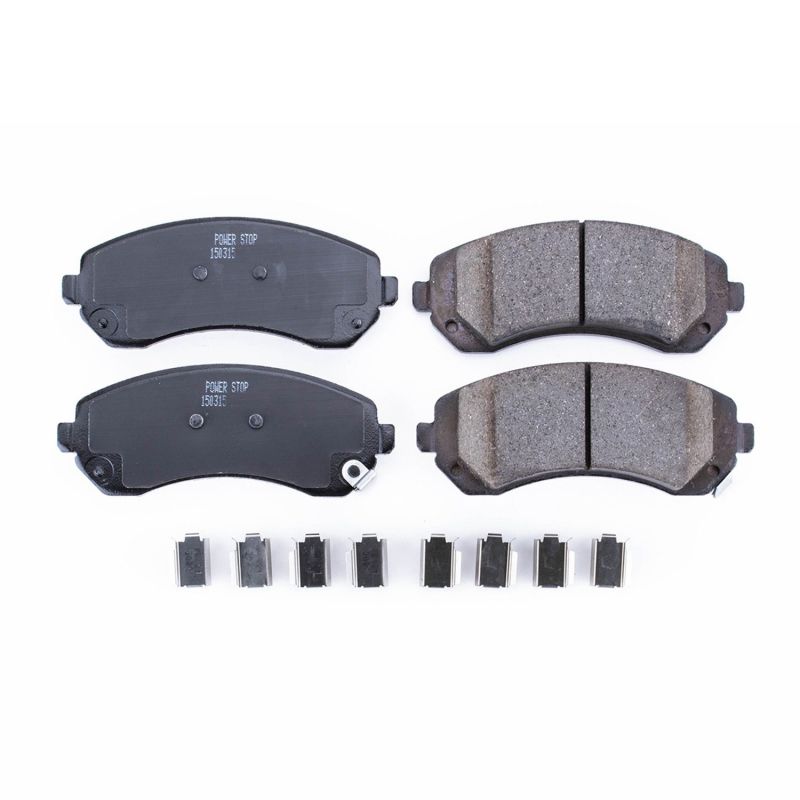 Power Stop 02-07 Buick Rendezvous Front Z17 Evolution Ceramic Brake Pads w/Hardware Power Stop 02-07 Buick Rendezvous Front Z17 Evolution Ceramic Brake Pads w/Hardware