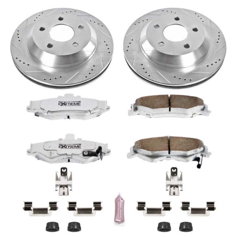 Power Stop 98-02 Chevrolet Camaro Rear Z26 Street Warrior Brake Kit Power Stop 98-02 Chevrolet Camaro Rear Z26 Street Warrior Brake Kit