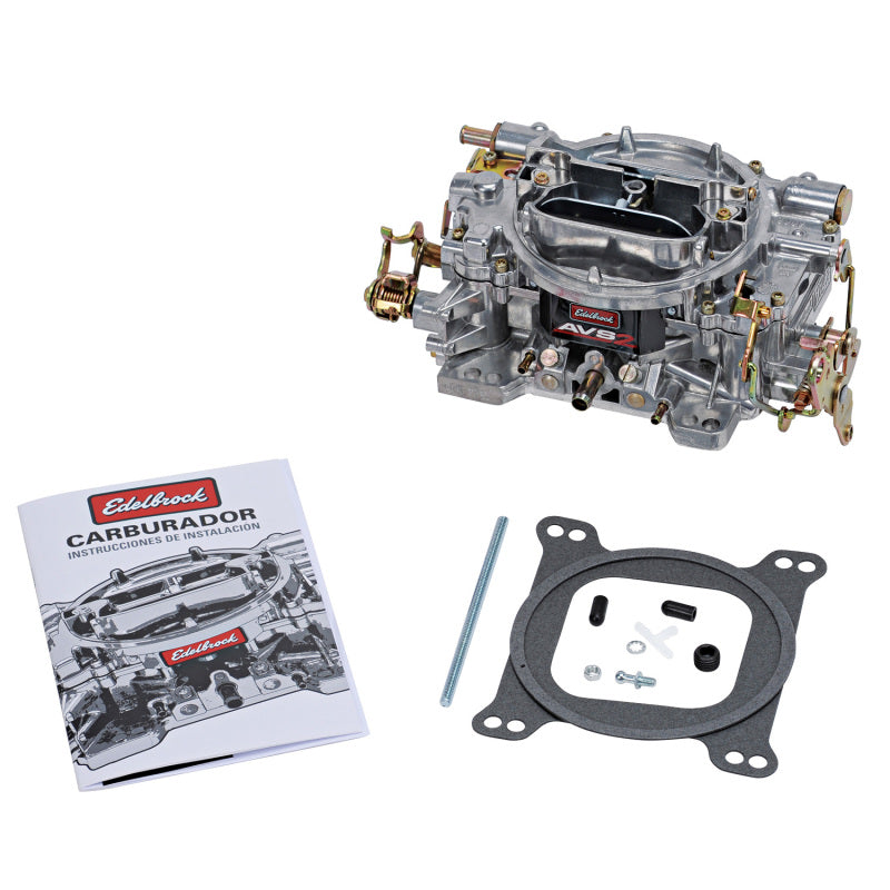Edelbrock AVS2 500 CFM Carburetor w/Manual Choke Satin Finish (Non-EGR) Edelbrock AVS2 500 CFM Carburetor w/Manual Choke Satin Finish (Non-EGR)