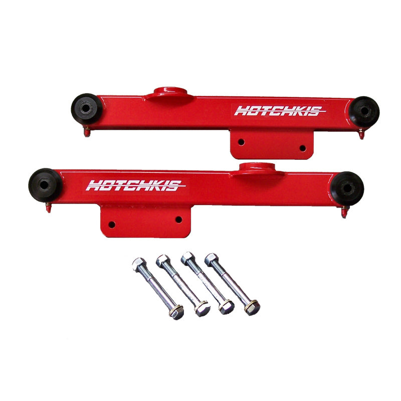 Hotchkis 79-93 Ford Mustang/94-98 Mustang GT/Cobra Lower Trailing Arms - Red Hotchkis 79-93 Ford Mustang/94-98 Mustang GT/Cobra Lower Trailing Arms - Red