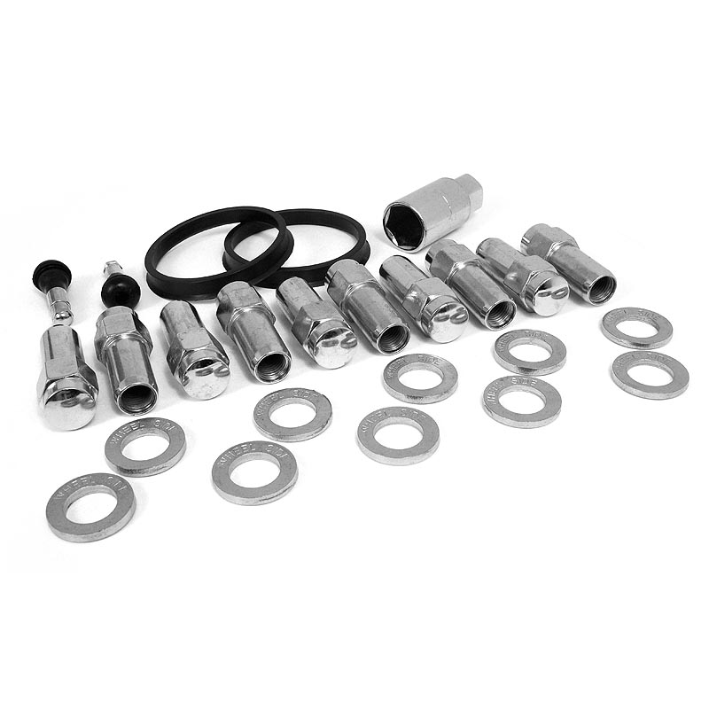 Race Star 1/2in Ford Open End Deluxe Lug Kit (Off Set Washers) - 10 PK Race Star 1/2in Ford Open End Deluxe Lug Kit (Off Set Washers) - 10 PK