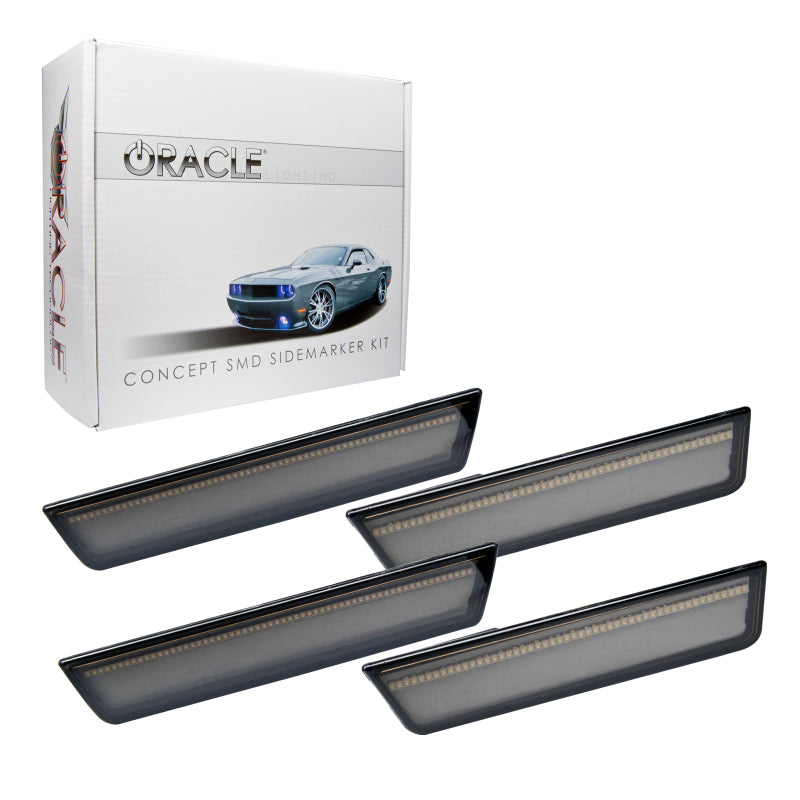 Oracle 08-14 Dodge Challenger Concept Sidemarker Set - Tinted - No Paint SEE WARRANTY Oracle 08-14 Dodge Challenger Concept Sidemarker Set - Tinted - No Paint SEE WARRANTY