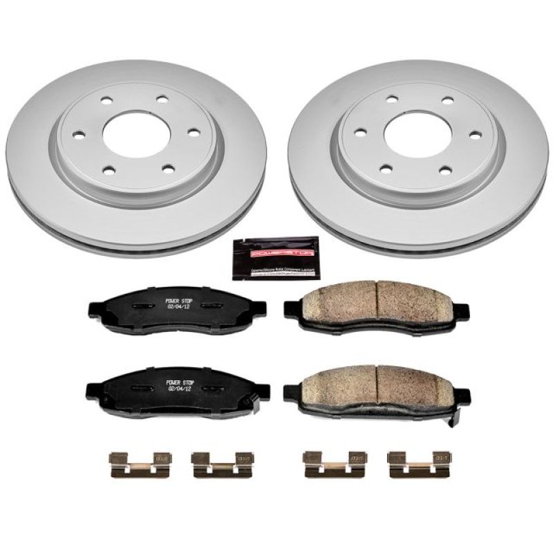Power Stop 05-07 Infiniti QX56 Front Z17 Evolution Geomet Coated Brake Kit Power Stop 05-07 Infiniti QX56 Front Z17 Evolution Geomet Coated Brake Kit