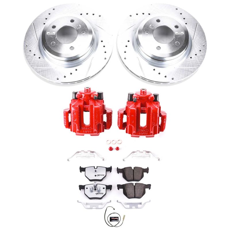 Power Stop 11-13 BMW 335i Rear Z26 Street Warrior Brake Kit w/Calipers Power Stop 11-13 BMW 335i Rear Z26 Street Warrior Brake Kit w/Calipers